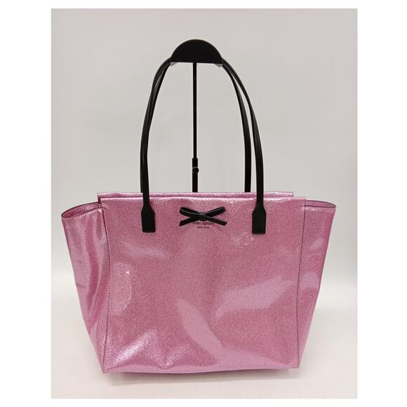 Kate Spade New York Mavis Street Glitter Taden Tote and Wallet EUC Women's - Picture 1 of 15